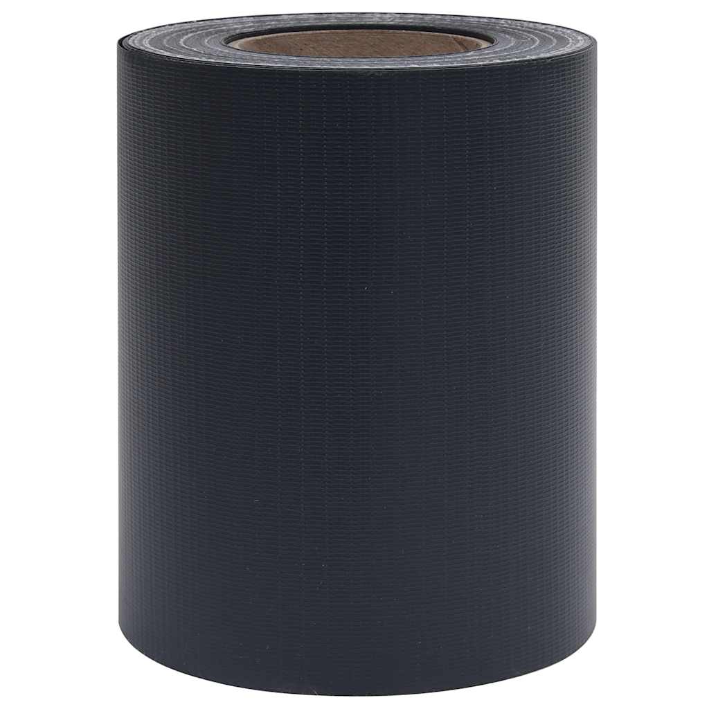 Vrtni zaslon za privatnost PVC 35 x 0,19 m mat tamnosivi