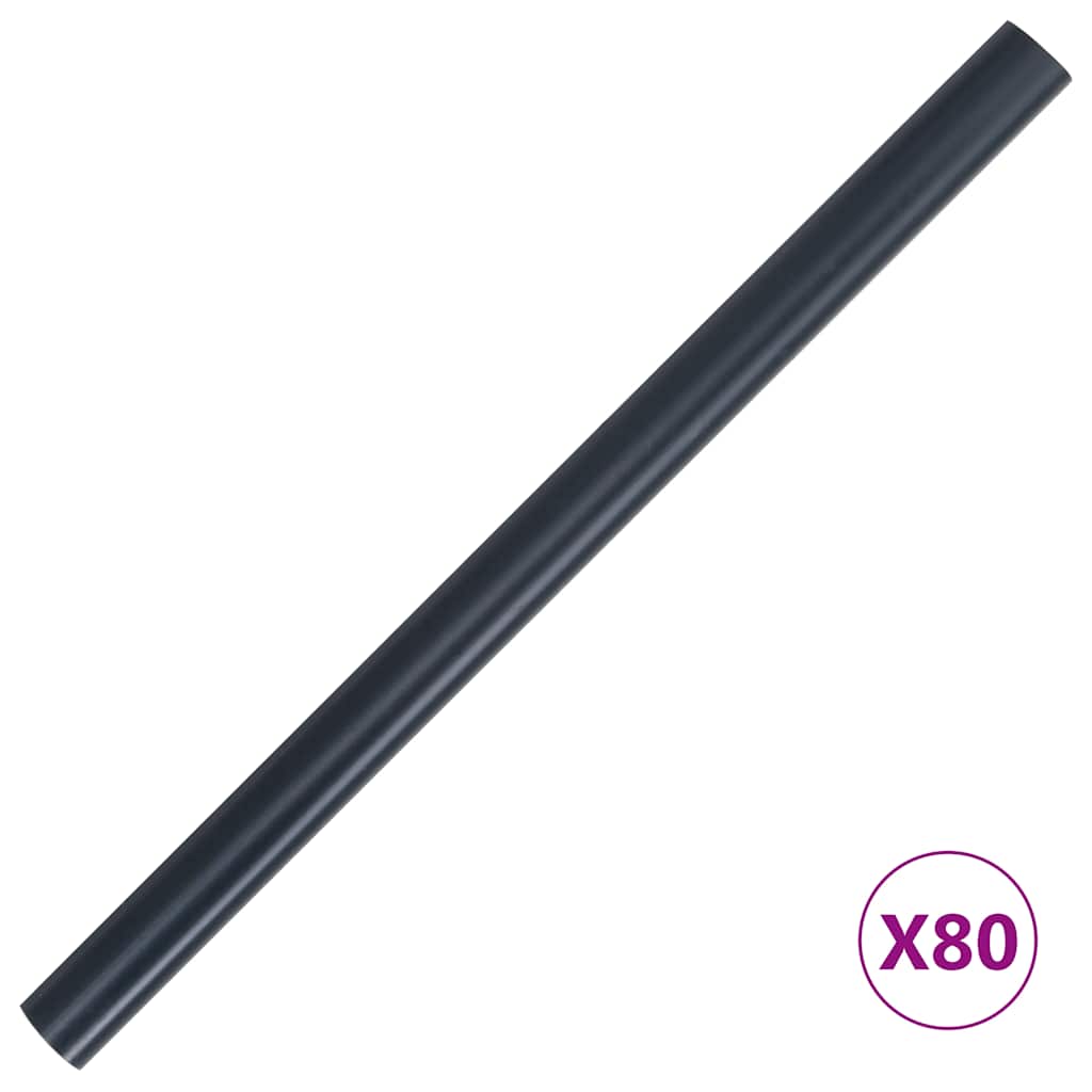 Vrtni zasloni za privatnost 4 kom PVC 35x0,19 m mat tamnosivi