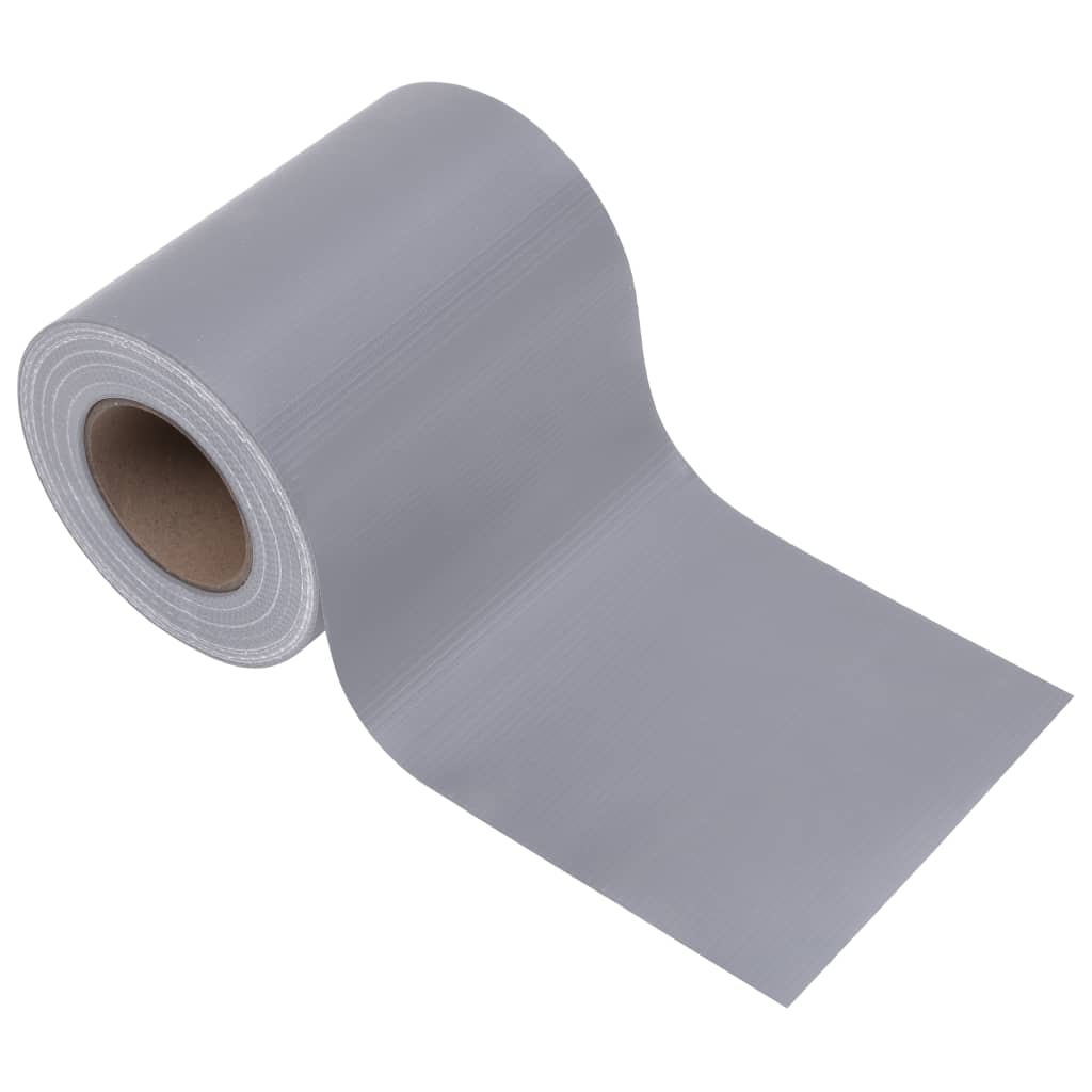 Vrtni zasloni za privatnost 4 kom PVC 35x0,19 m mat svjetlosivi