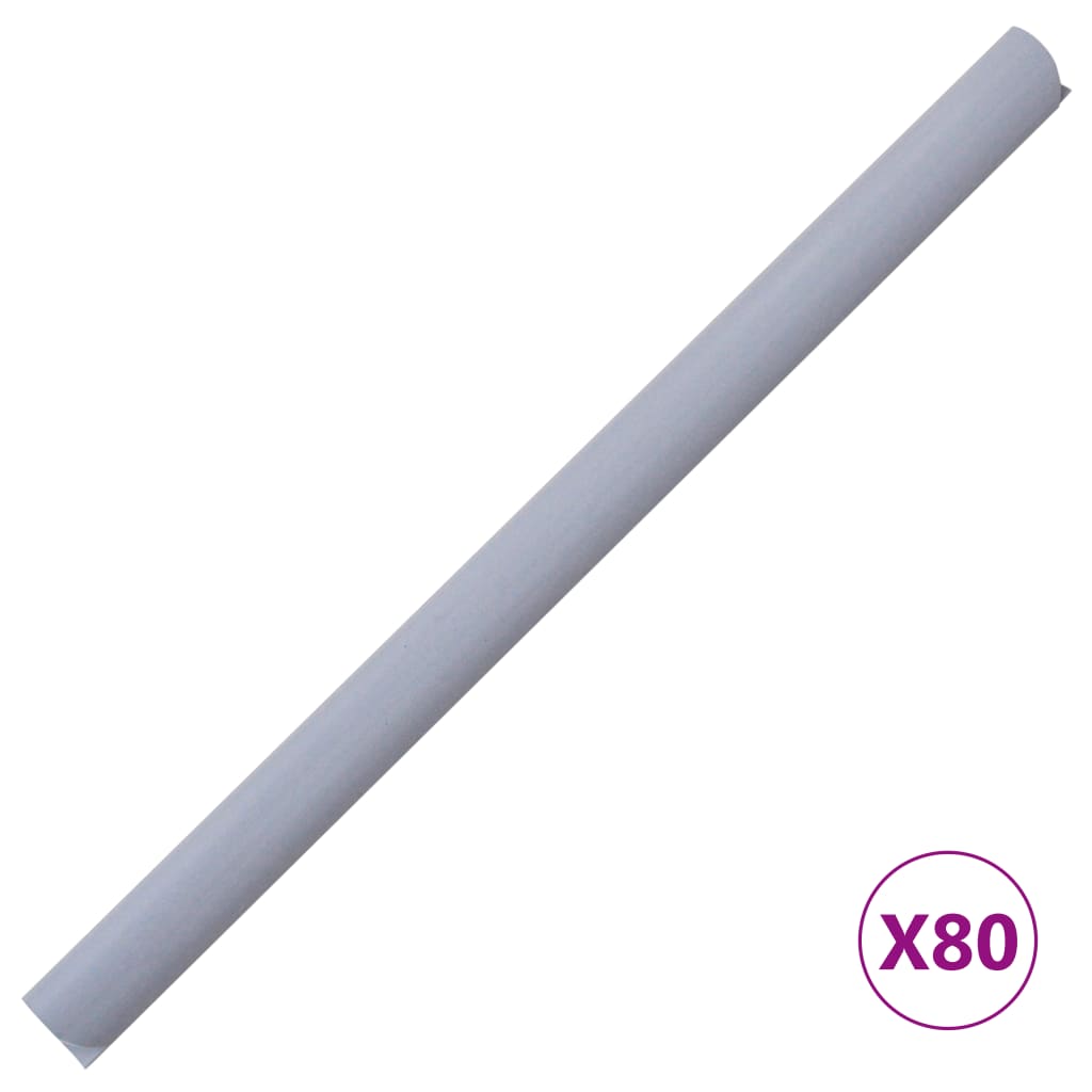Vrtni zasloni za privatnost 4 kom PVC 35x0,19 m mat svjetlosivi