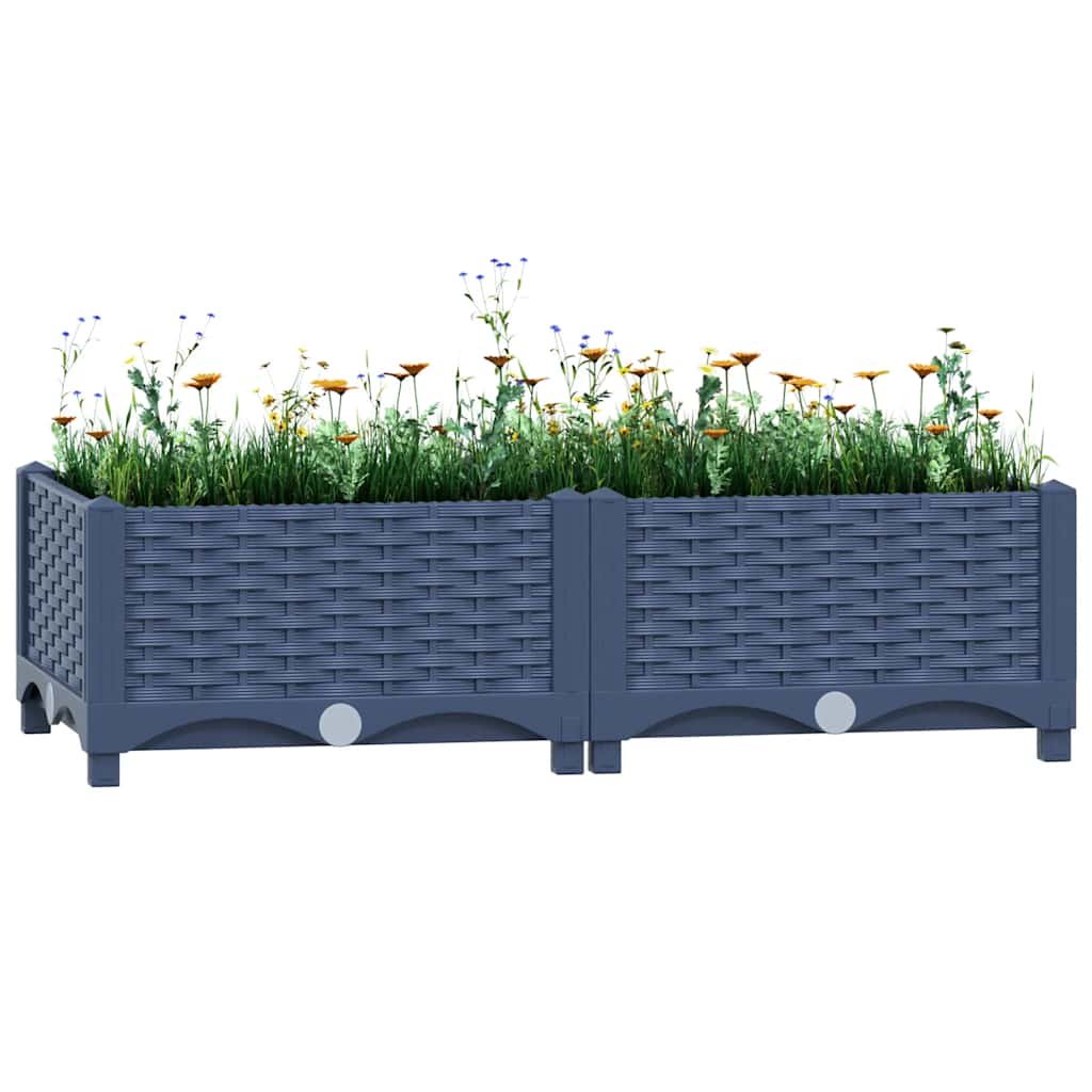 Povišena gredica 80 x 40 x 23 cm od polipropilena