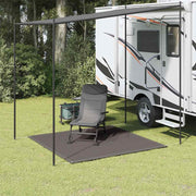 Tepih za šator 250 x 250 cm antracit HDPE
