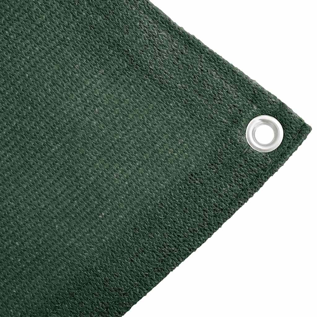 Tepih za šator 400 x 400 cm tamnozeleni HDPE