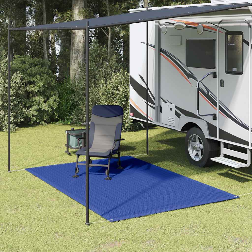 Tepih za šator 250 x 200 cm plavi HDPE