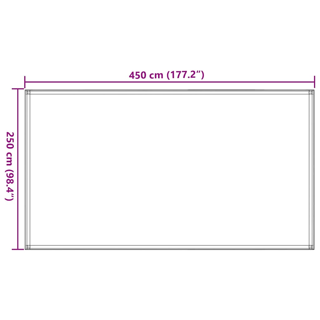 Tepih za šator 250 x 450 cm plavi