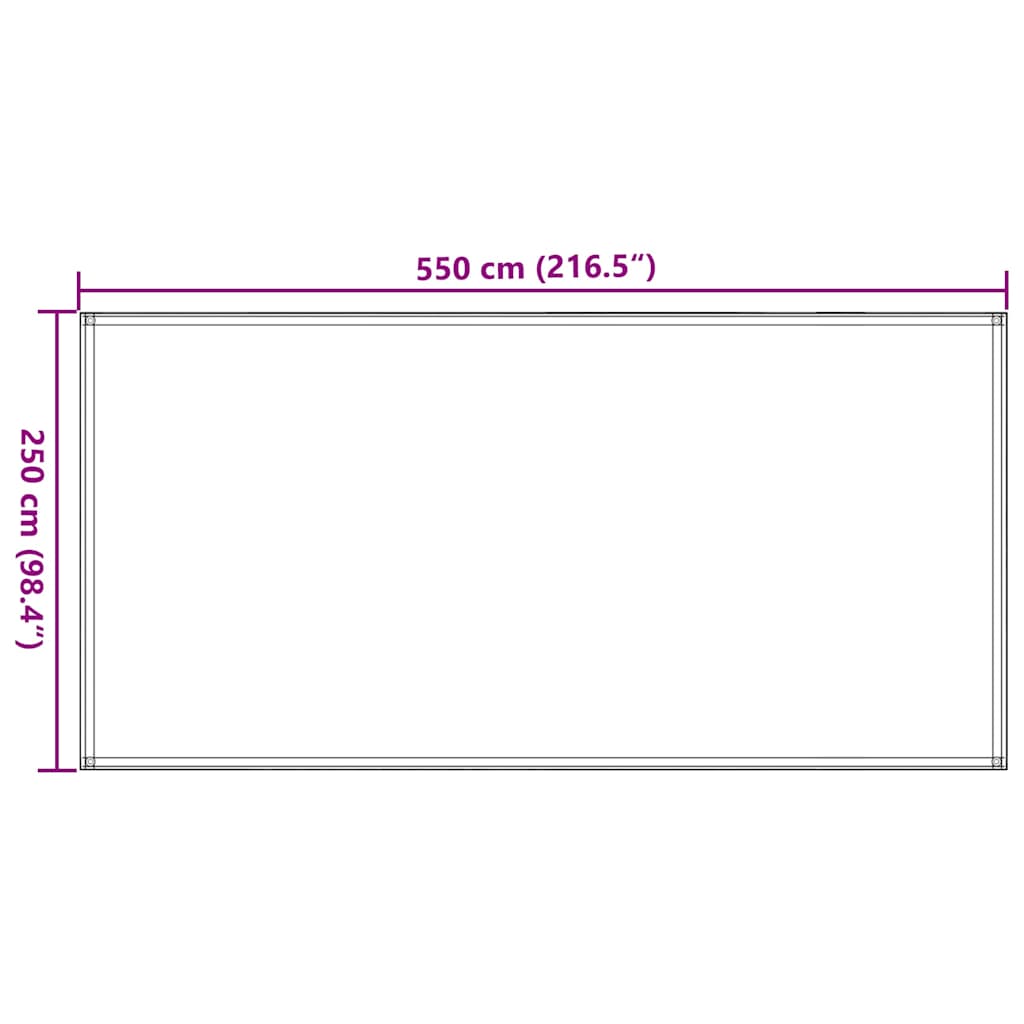 Tepih za šator 250 x 550 cm bež