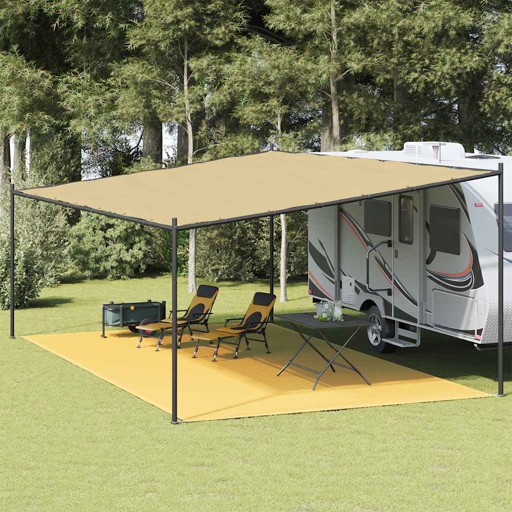 Tepih za šator 400 x 700 cm bež