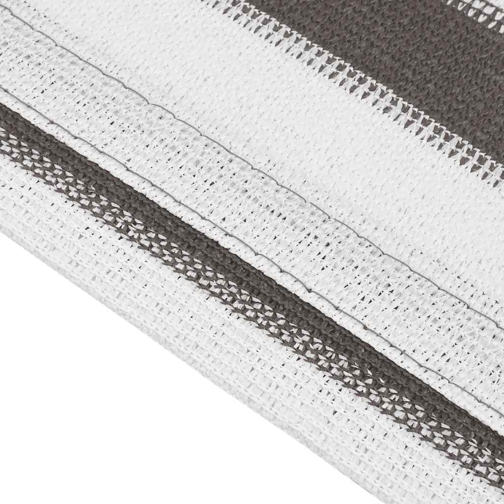 Tepih za šator 200 x 200 antracit i bijeli