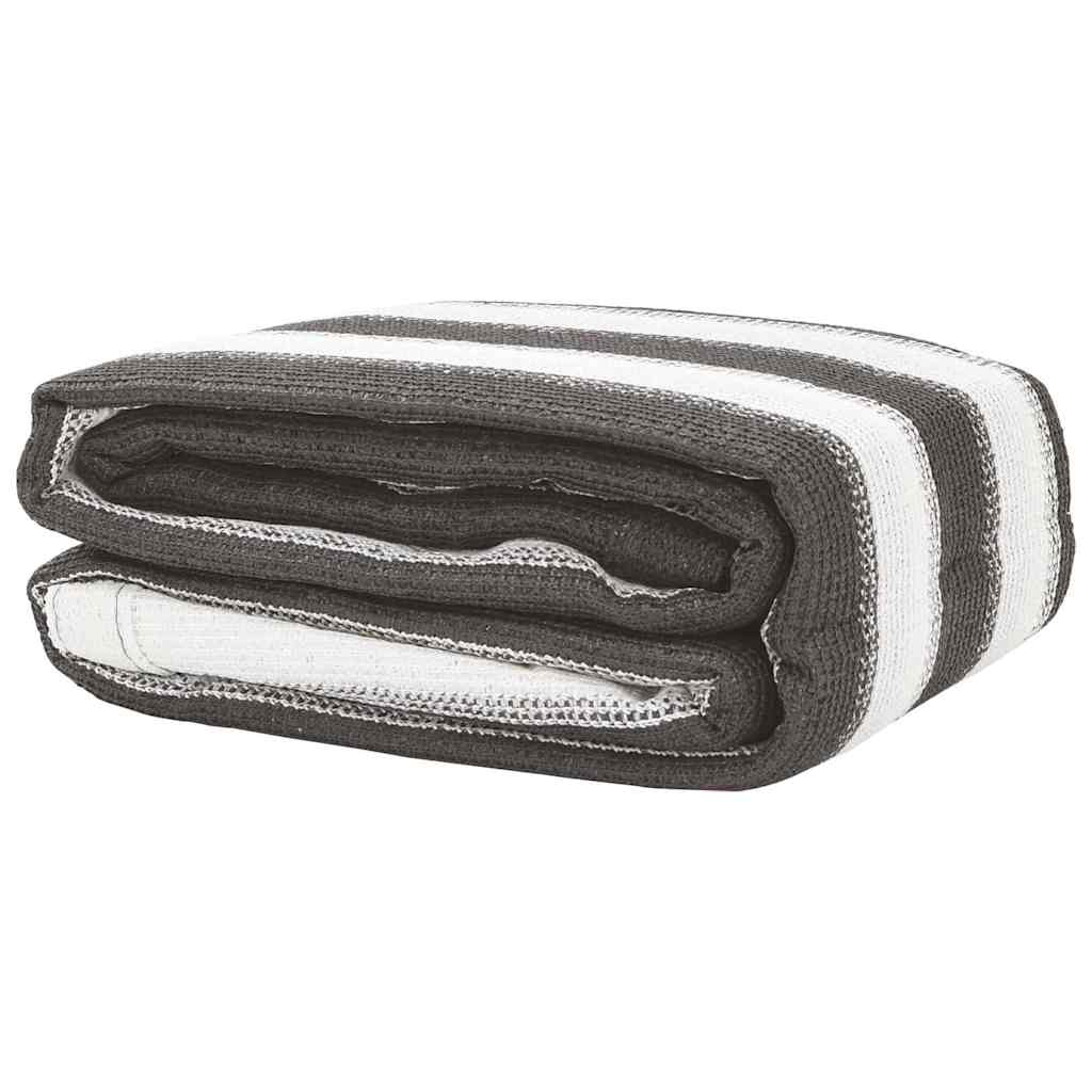 Tepih za šator 200 x 300 cm antracit i bijeli