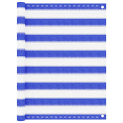 Balkonski zastor plavo-bijeli 90 x 500 cm HDPE