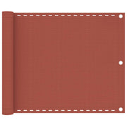 Balkonski zastor terakota 75 x 300 cm HDPE