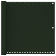 Balkonski zastor tamnozeleni 90 x 500 cm HDPE