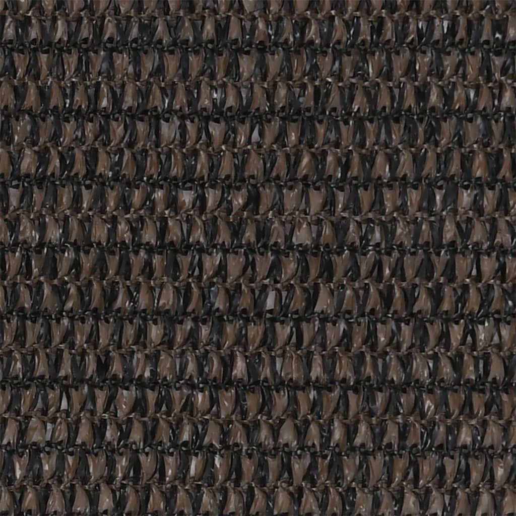 Balkonski zastor smeđi 75 x 500 cm HDPE