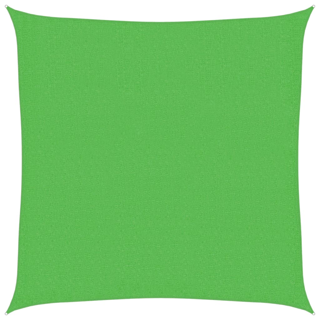 311272  Sunshade Sail 160 g/m² Light Green 2x2 m HDPE