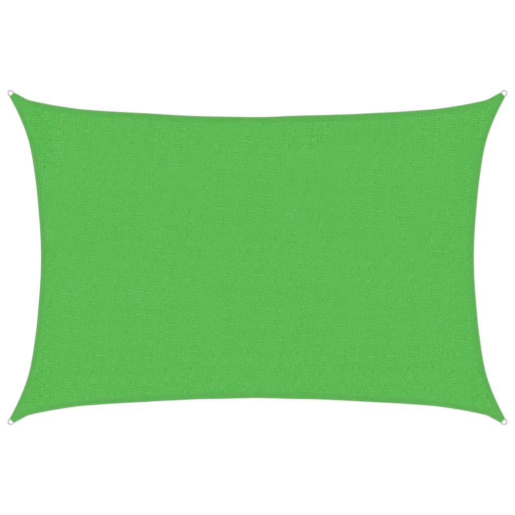 Jedro za zaštitu od sunca 160 g/m² svjetlozeleno 2 x 2,5 m HDPE