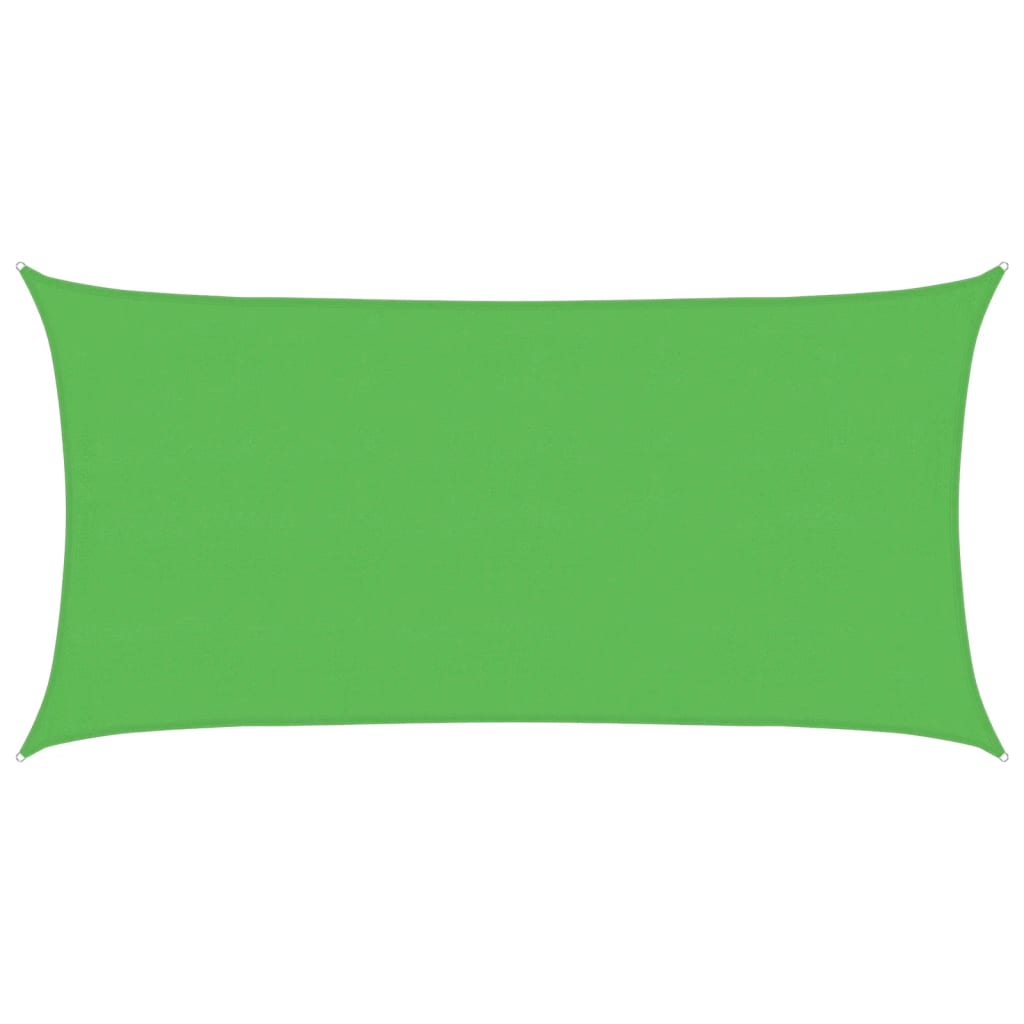 Jedro za zaštitu od sunca 160 g/m² svjetlozeleno 4 x 7 m HDPE