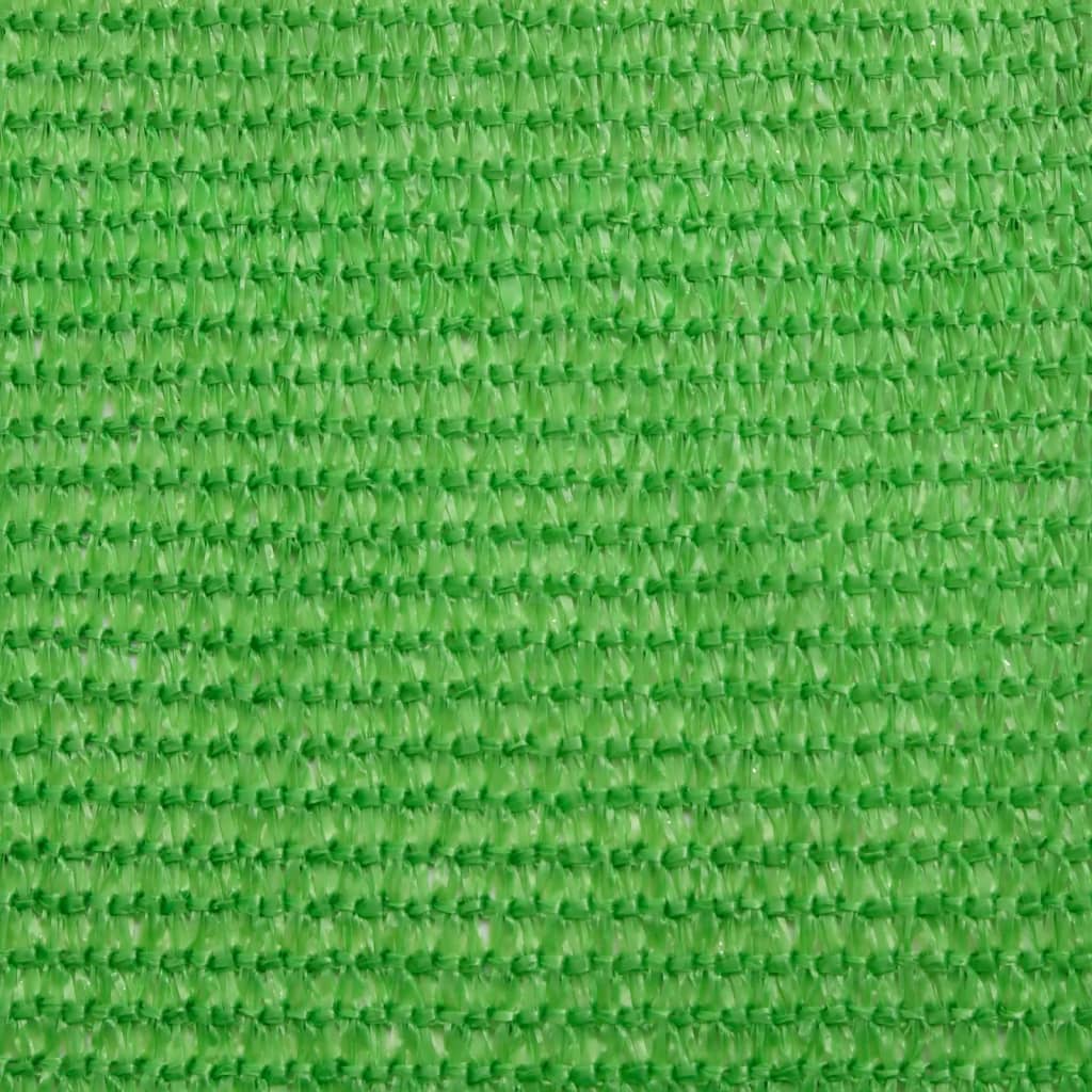 Jedro za zaštitu od sunca 160 g/m² svjetlozeleno 4 x 7 m HDPE