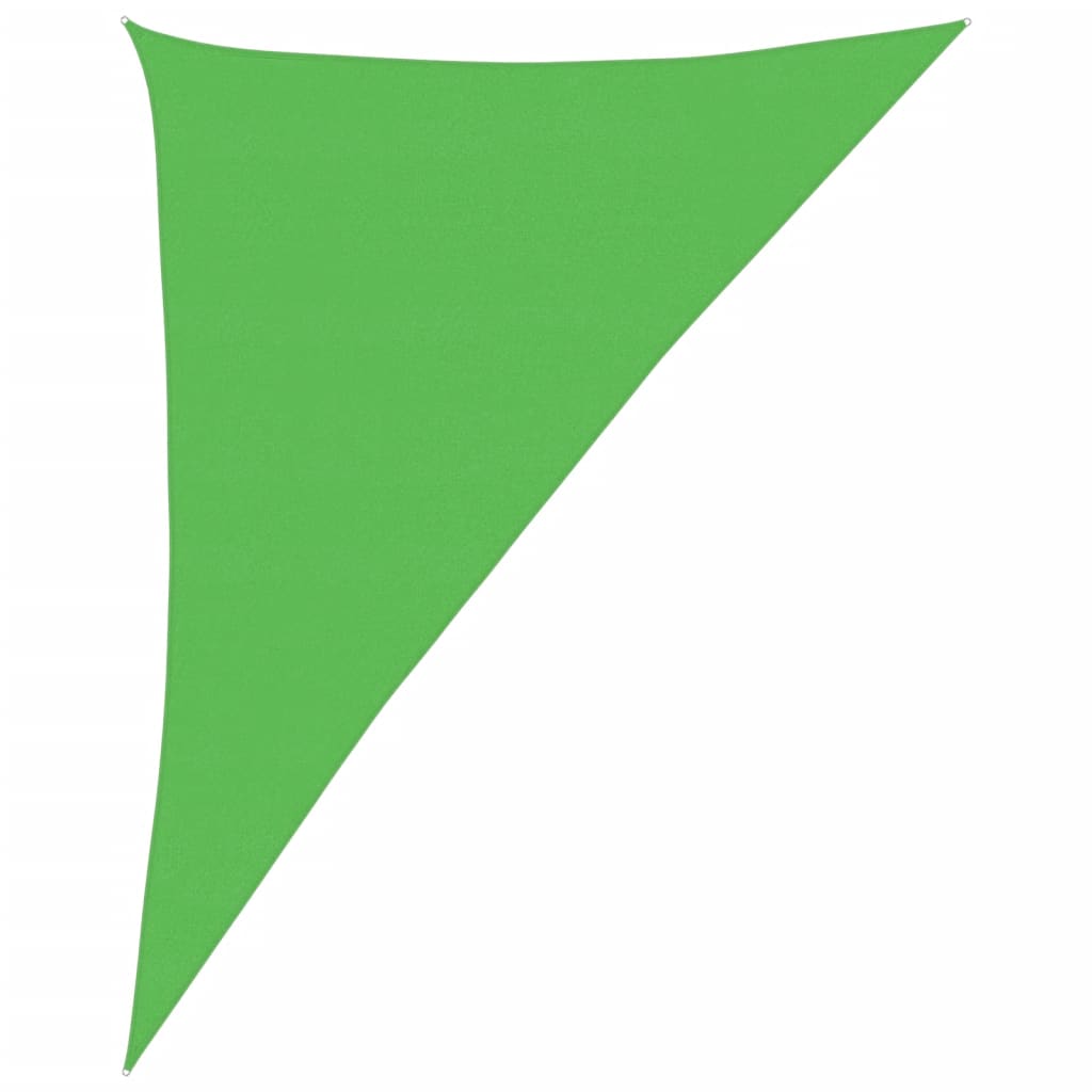 Jedro za zaštitu od sunca 160 g/m² svjetlozeleno 4x5x6,8 m HDPE