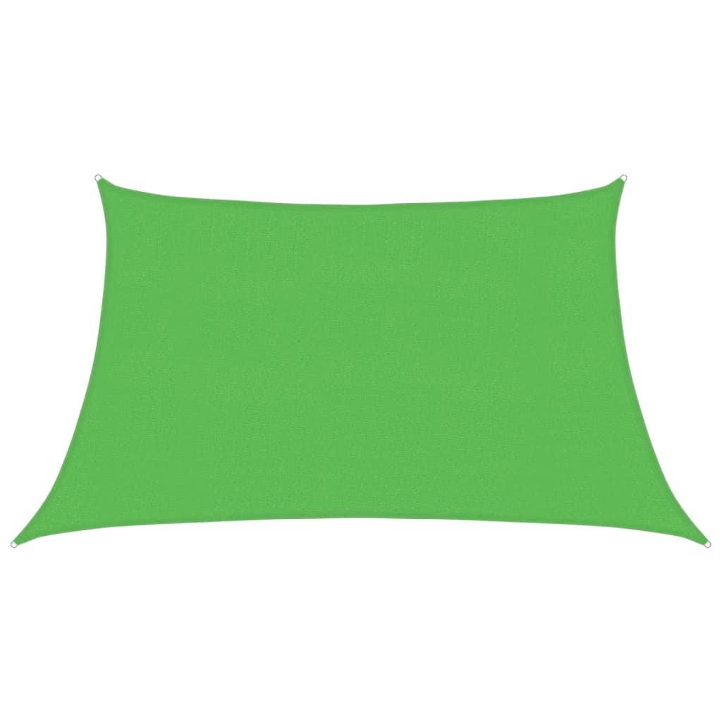 Jedro za zaštitu od sunca 160 g/m² svjetlozeleno 3/4 x 2 m HDPE