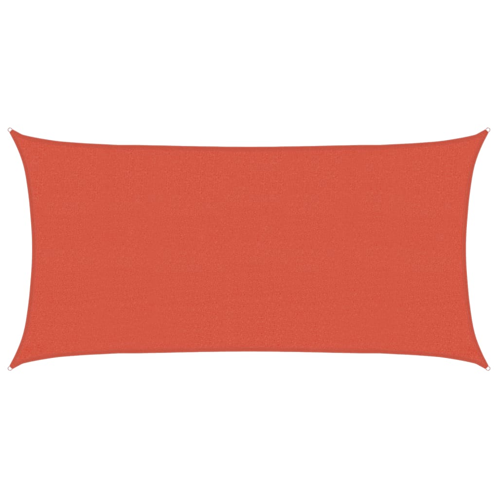 Jedro za zaštitu od sunca 160 g/m² terakota 2,5 x 5 m HDPE