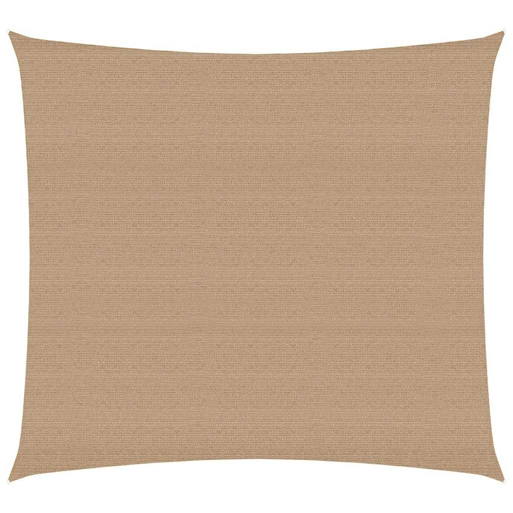 Jedro za zaštitu od sunca 160 g/m² smeđe-sivo 4 x 4 m HDPE
