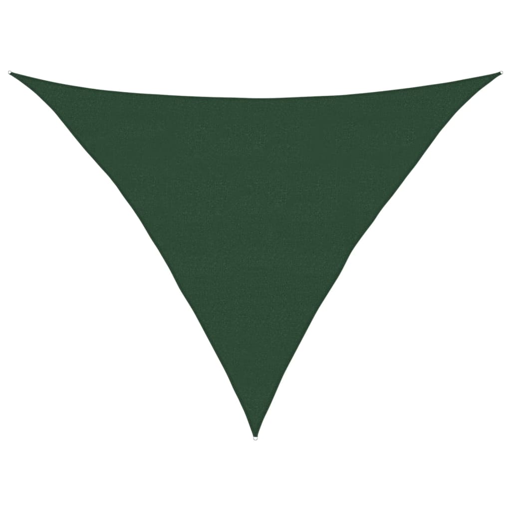Jedro za zaštitu od sunca 160 g/m² tamnozeleno 5 x 5 x 6 m HDPE