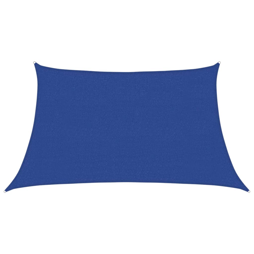 Jedro za zaštitu od sunca 160 g/m² plavo 3/4 x 2 m HDPE