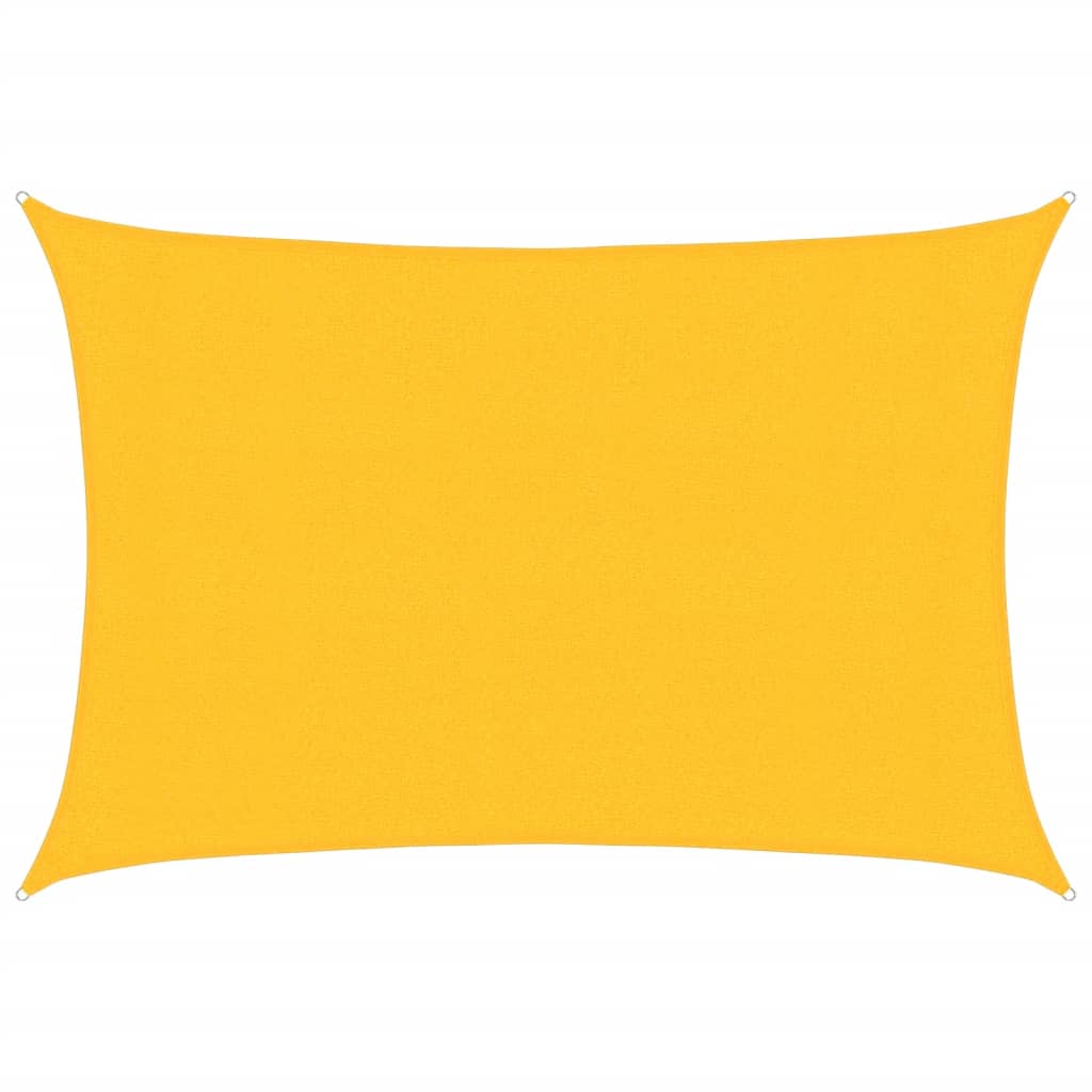 Jedro za zaštitu od sunca 160 g/m² žuto 3 x 4 m HDPE