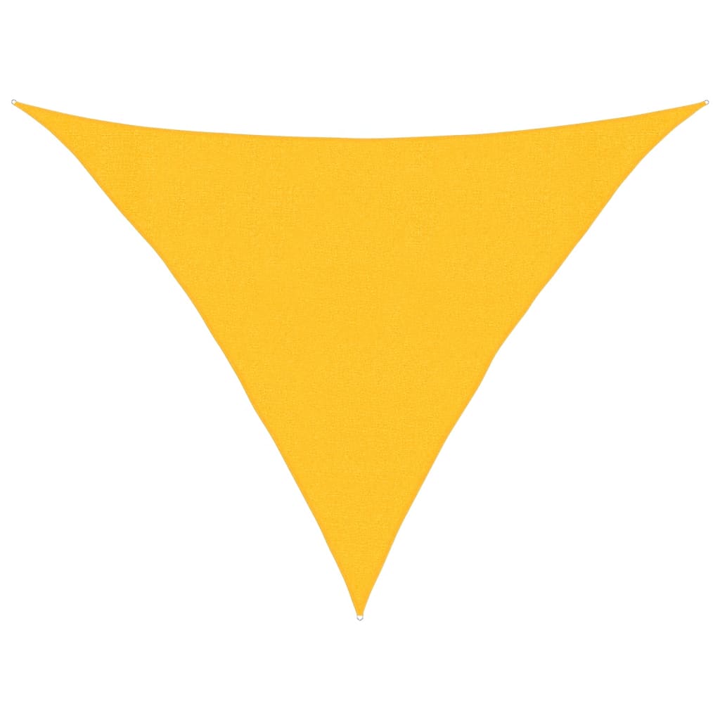 Jedro za zaštitu od sunca 160 g/m² žuto 3 x 3 x 4,2 m HDPE