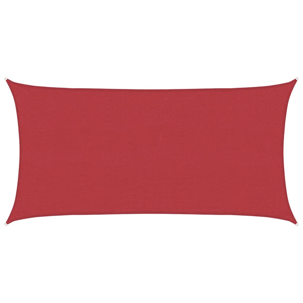 Jedro za zaštitu od sunca 160 g/m² crveno 4 x 7 m HDPE