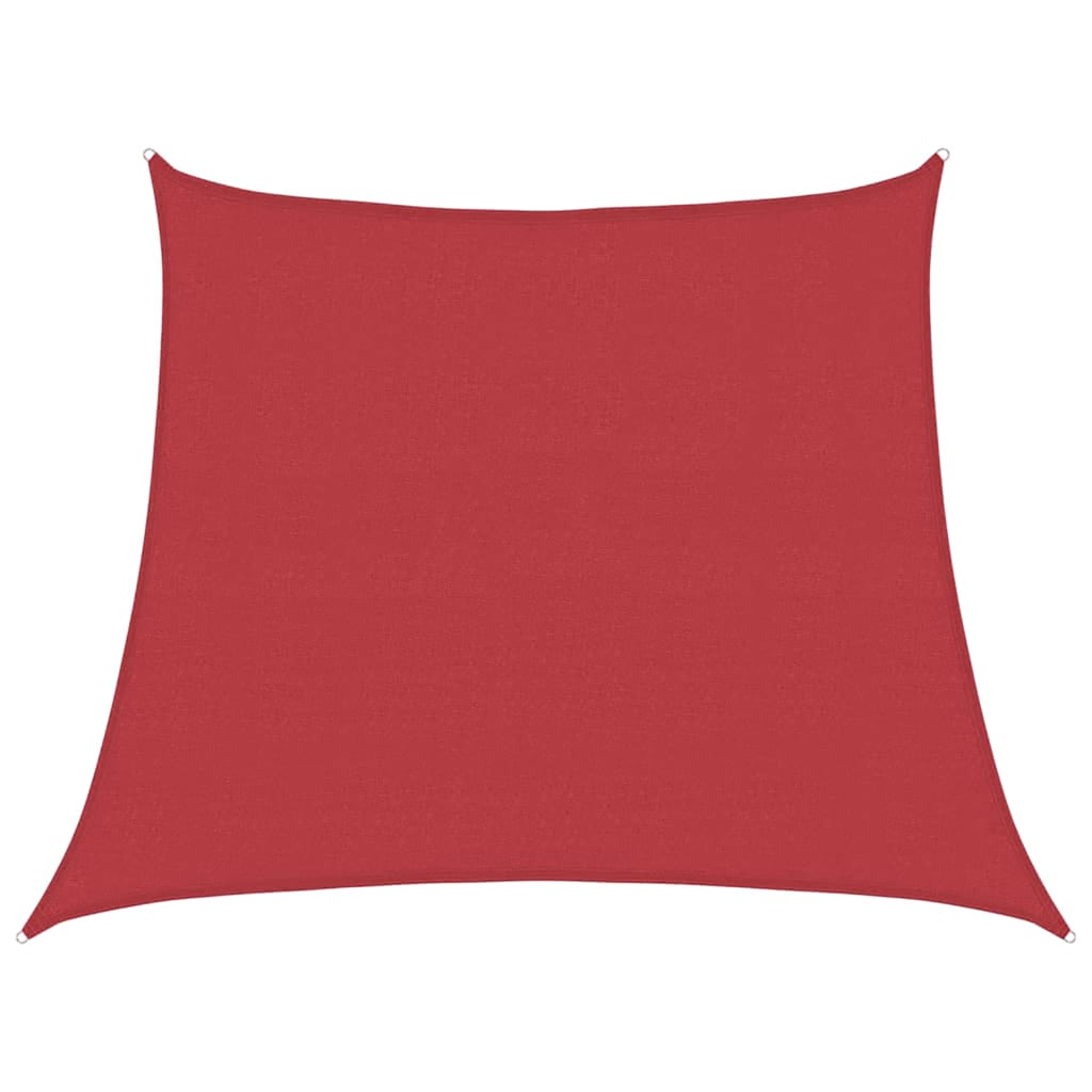 Jedro za zaštitu od sunca 160 g/m² crveno 3/4 x 3 m HDPE