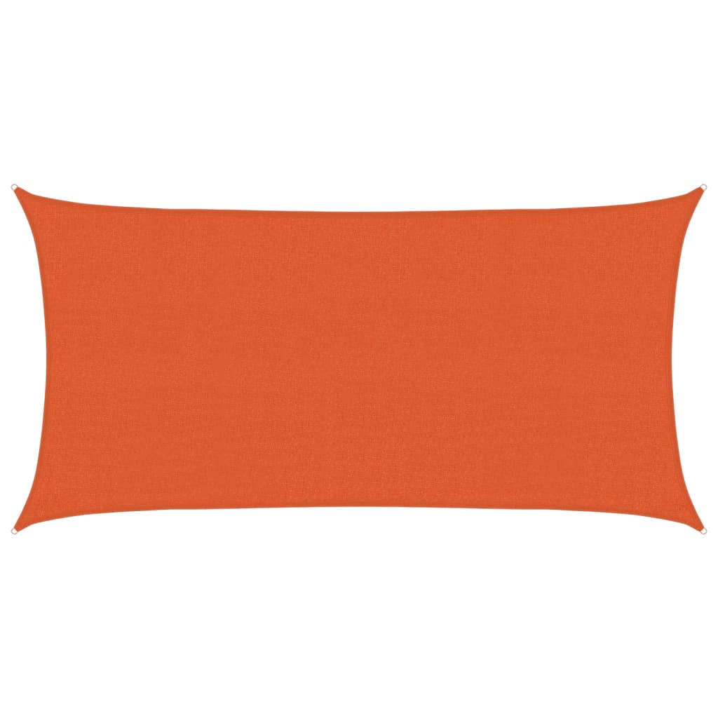 Jedro za zaštitu od sunca 160 g/m² narančasto 2,5 x 4,5 m HDPE