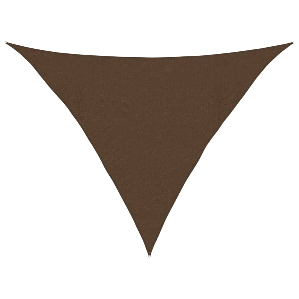 Jedro za zaštitu od sunca 160 g/m² smeđe 4 x 4 x 5,8 m HDPE