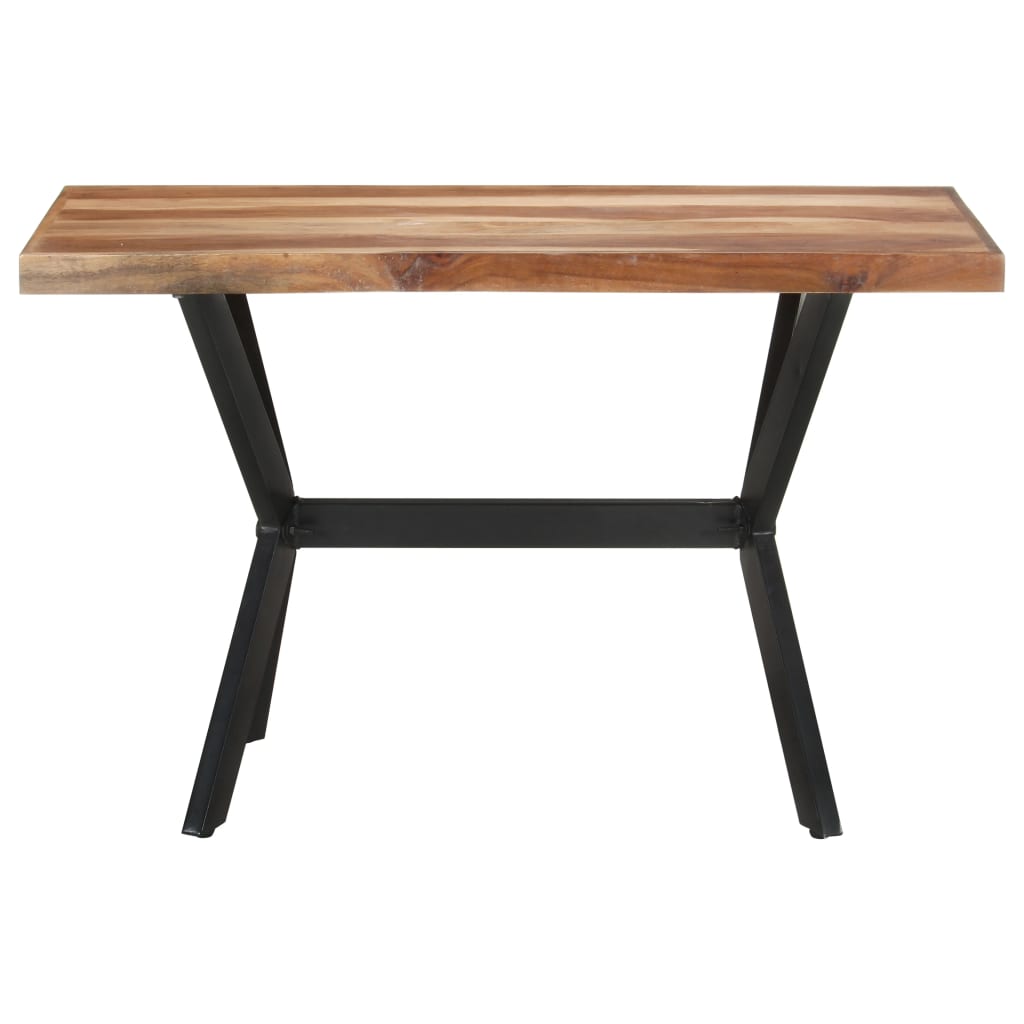 Blagovaonski stol 120 x 60 x 75 cm od masivnog drva s premazom