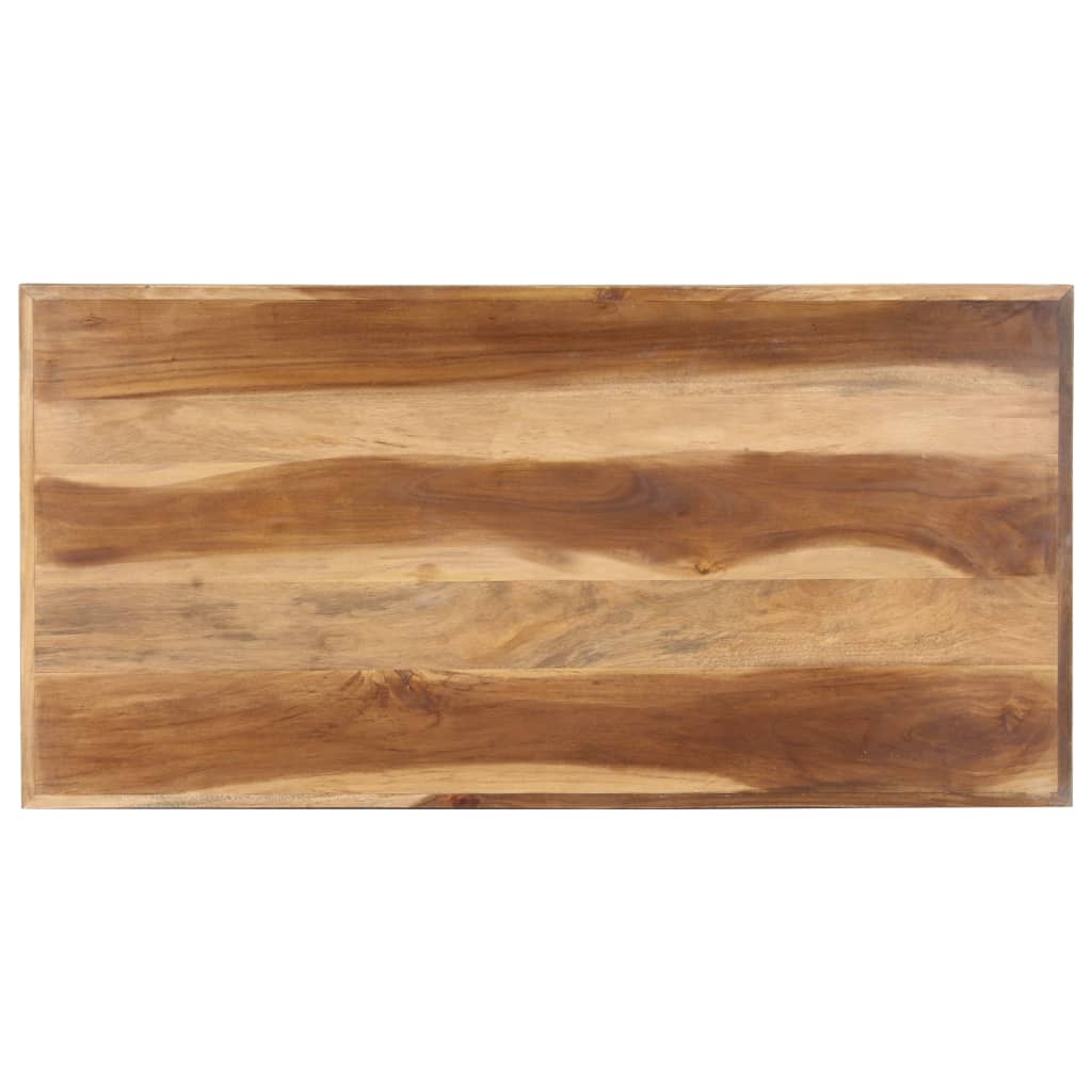 Blagovaonski stol 120 x 60 x 75 cm od masivnog drva s premazom