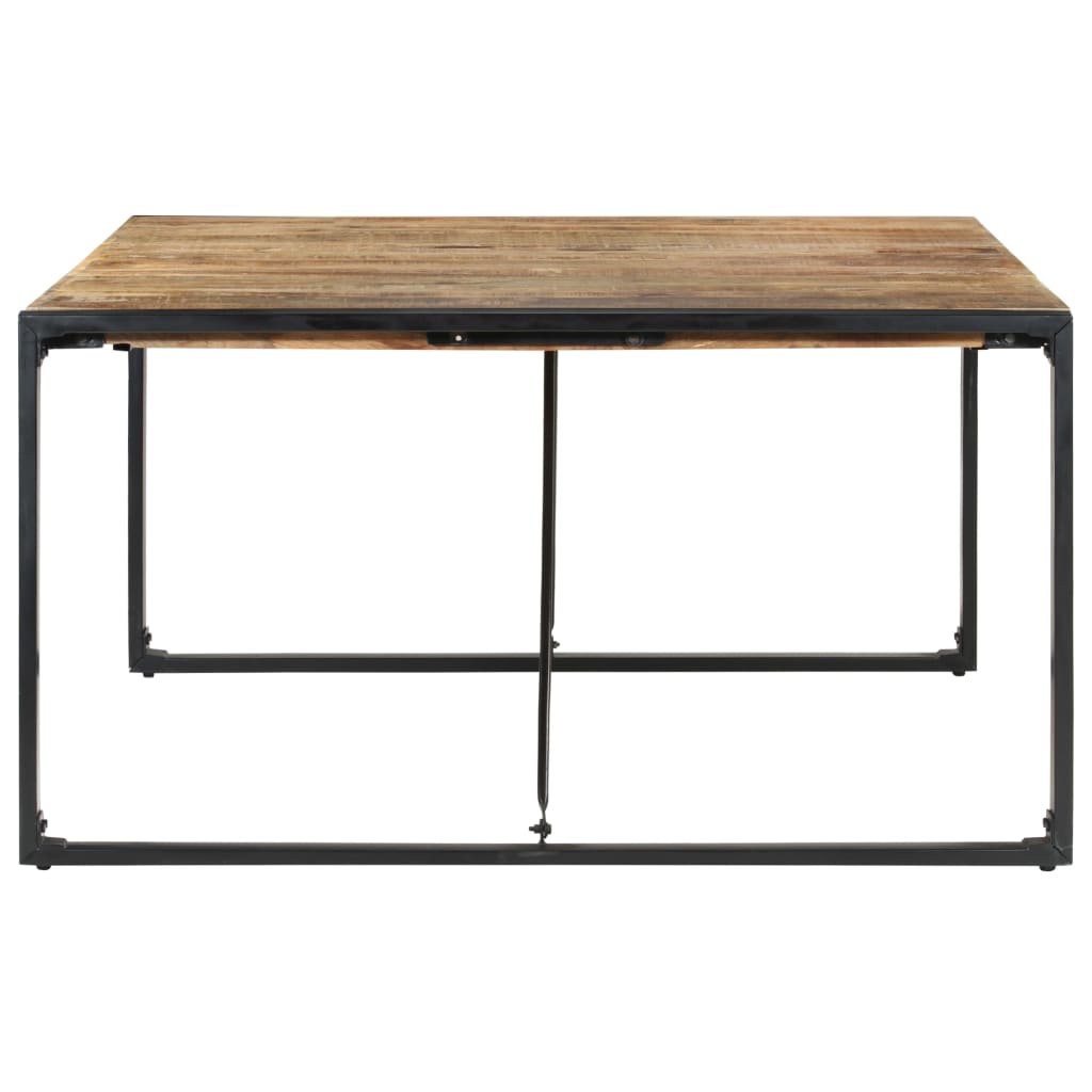 Blagovaonski stol 140 x 140 x 75 cm od grubog drva manga