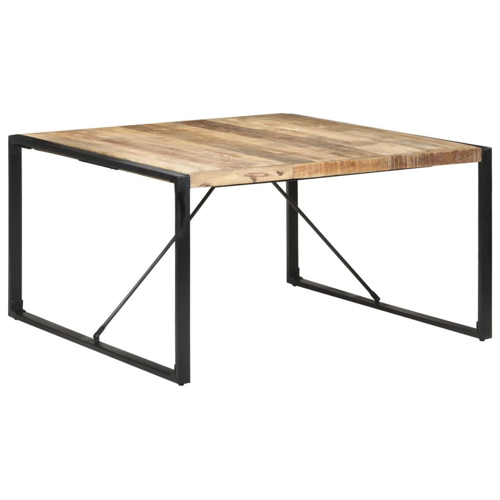 Blagovaonski stol 140 x 140 x 75 cm od grubog drva manga