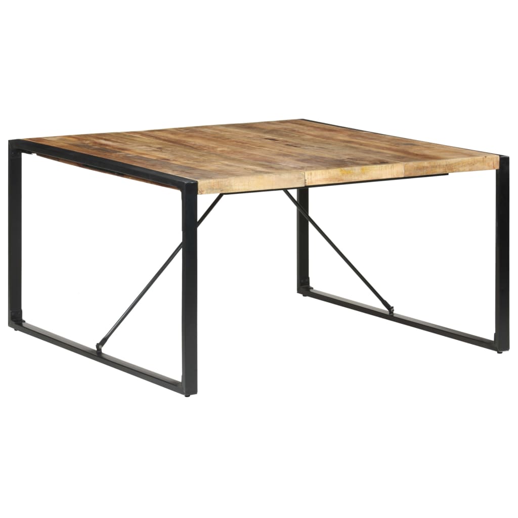 Blagovaonski stol 140 x 140 x 75 cm od grubog drva manga