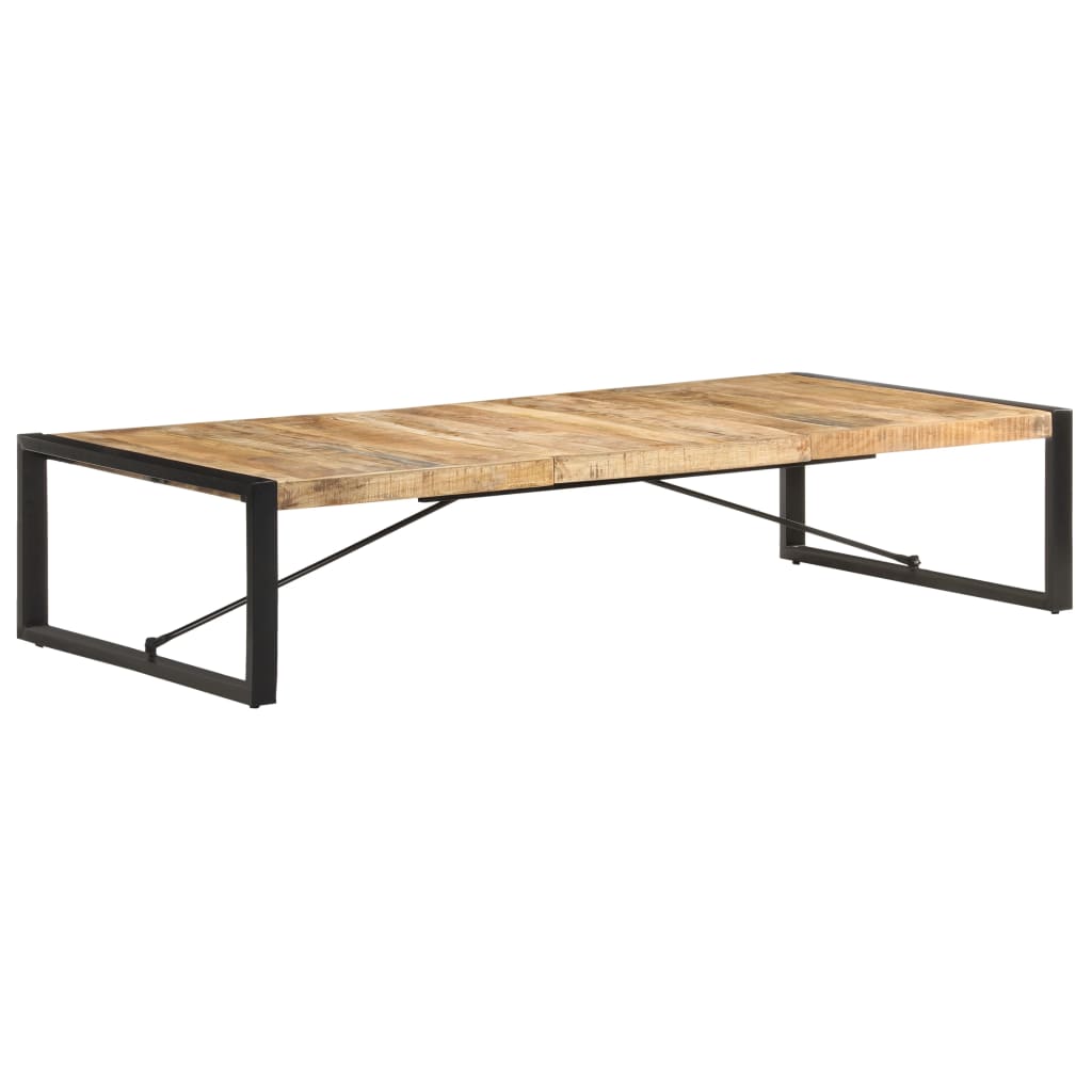 Stolić za kavu 180 x 90 x 40 cm od grubog drva manga