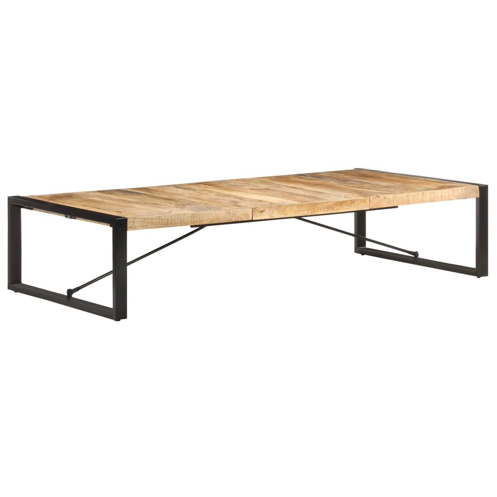 Stolić za kavu 180 x 90 x 40 cm od grubog drva manga