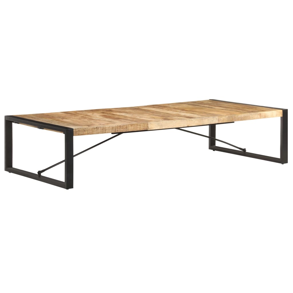 Stolić za kavu 180 x 90 x 40 cm od grubog drva manga