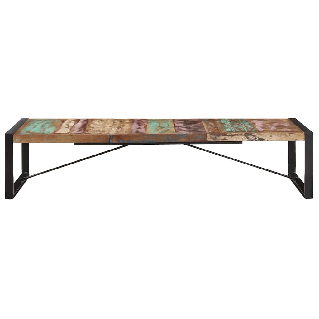 Stolić za kavu 180 x 90 x 40 cm od masivnog obnovljenog drva