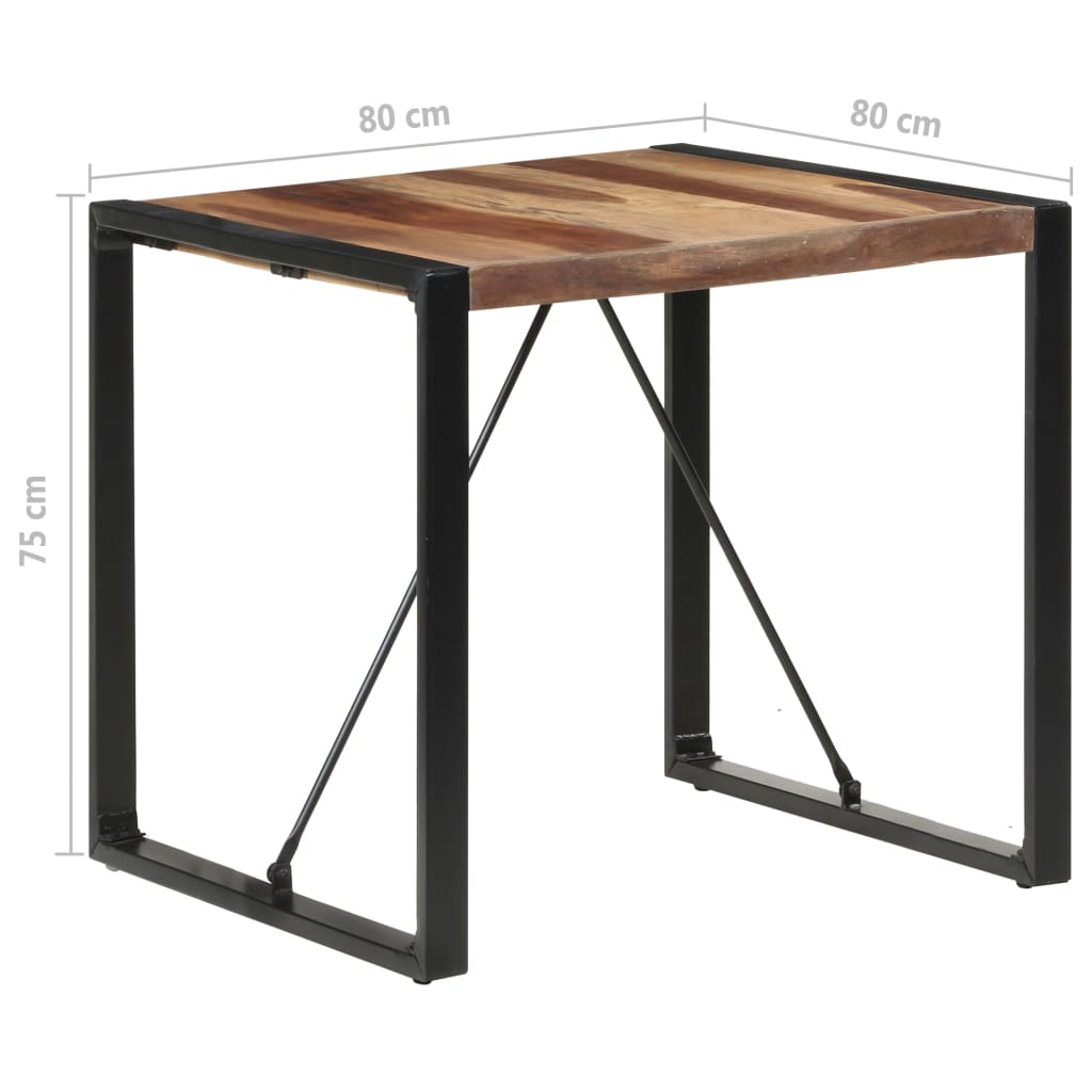 Blagovaonski stol 80 x 80 x 75 cm od masivnog drva