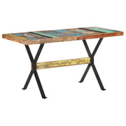 Blagovaonski stol 140 x 70 x 76 cm od masivnog obnovljenog drva