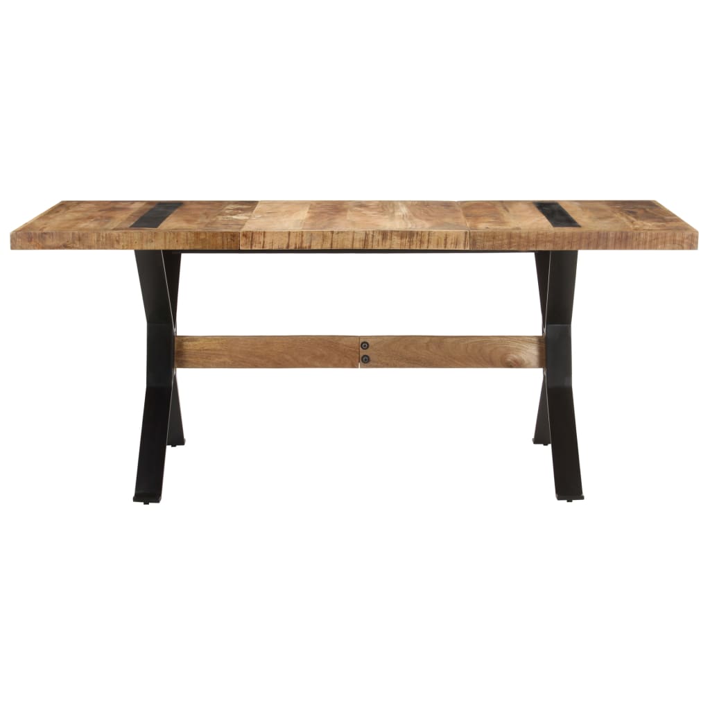 Blagovaonski stol 180 x 90 x 76 cm od grubog drva manga
