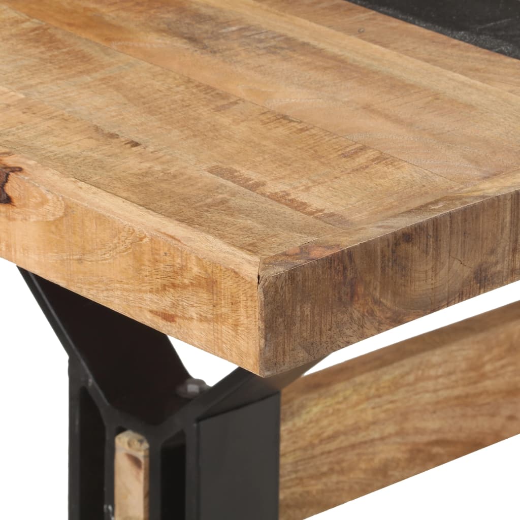 Blagovaonski stol 180 x 90 x 76 cm od grubog drva manga