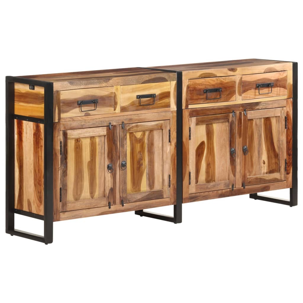 Komoda 172x35x80 cm masivno drvo bagrema s premazom boje meda