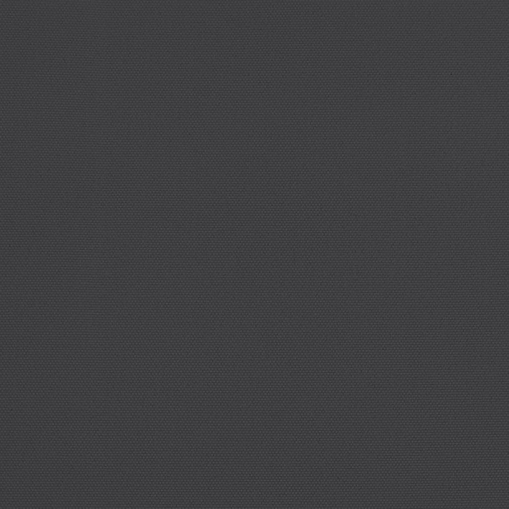 Balkonski suncobran crni 300 x 155 x 223 cm polukružni