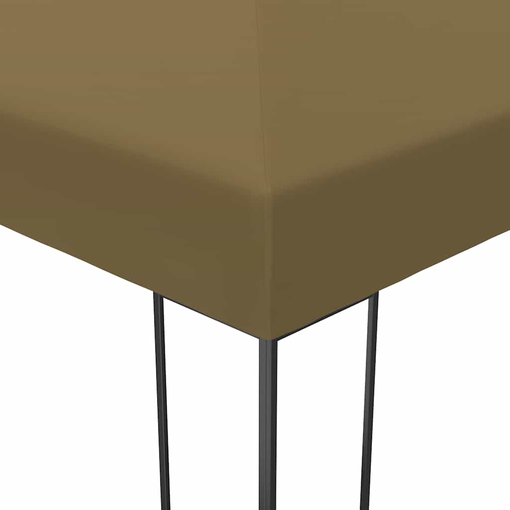 Sjenica 3 x 4 m smeđe-siva 180 g/m²