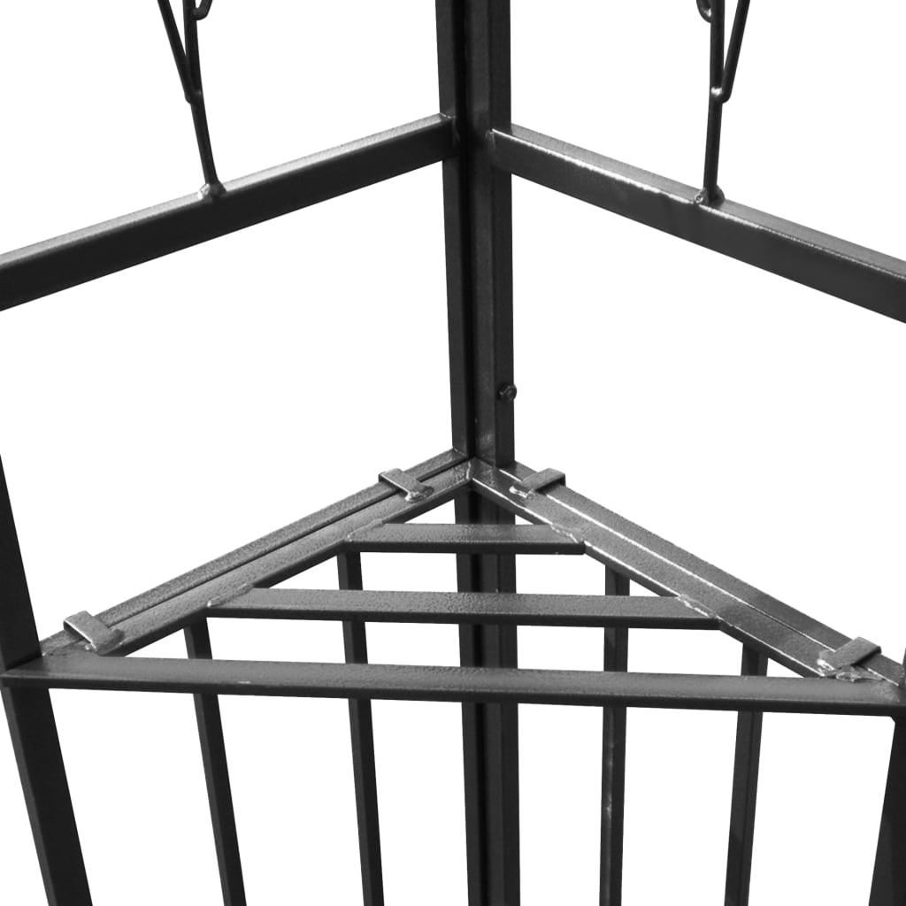 Sjenica 3 x 3 m smeđe-siva 180 g/m²